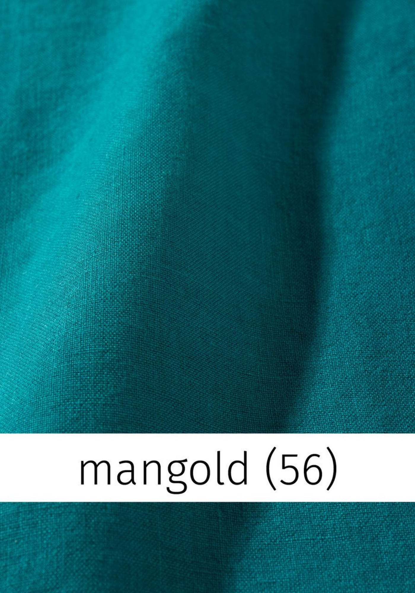 Hochwertiger, atmungsaktiver Leinenstoff in der kräftigen Farbe Mangold, perfekt für sommerliche Blusenshirts von Heidekönigin.