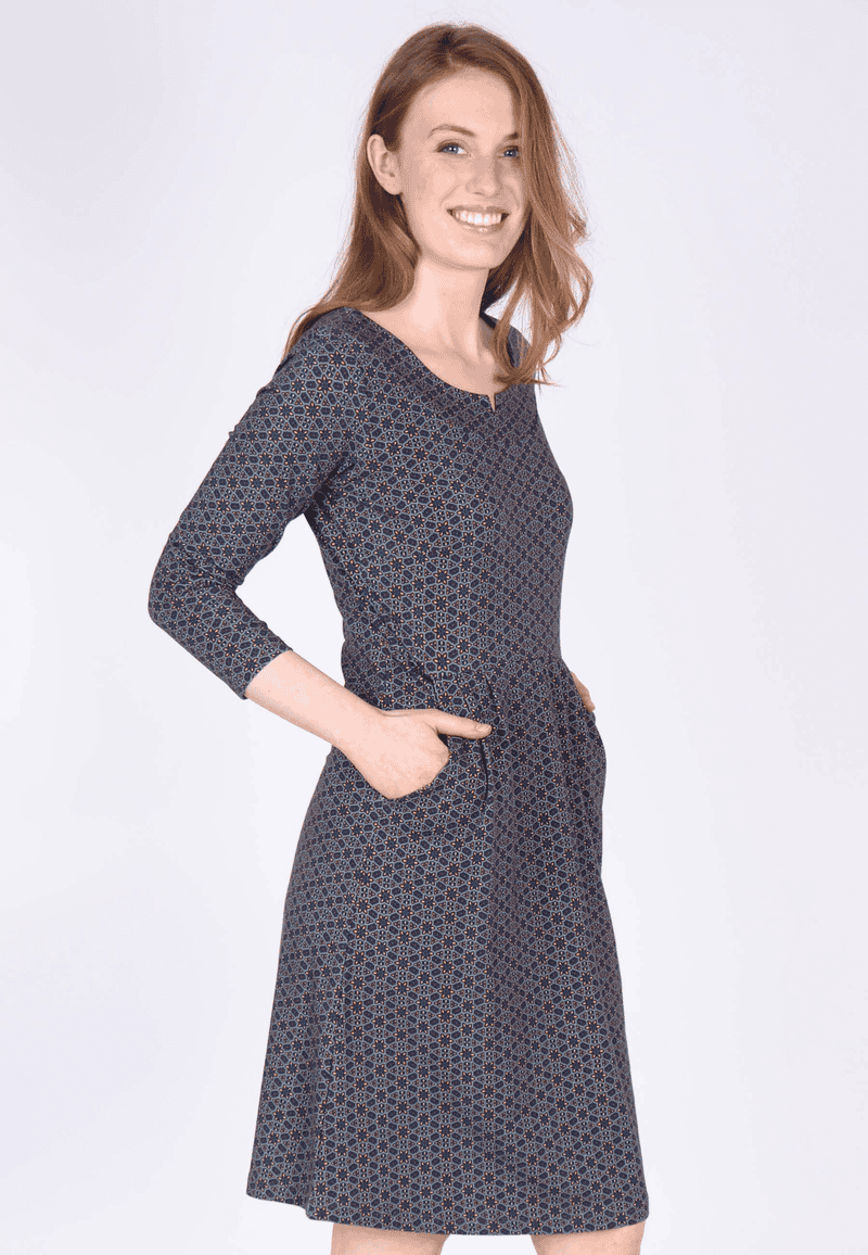 Kleid Lonna Tile - Navy