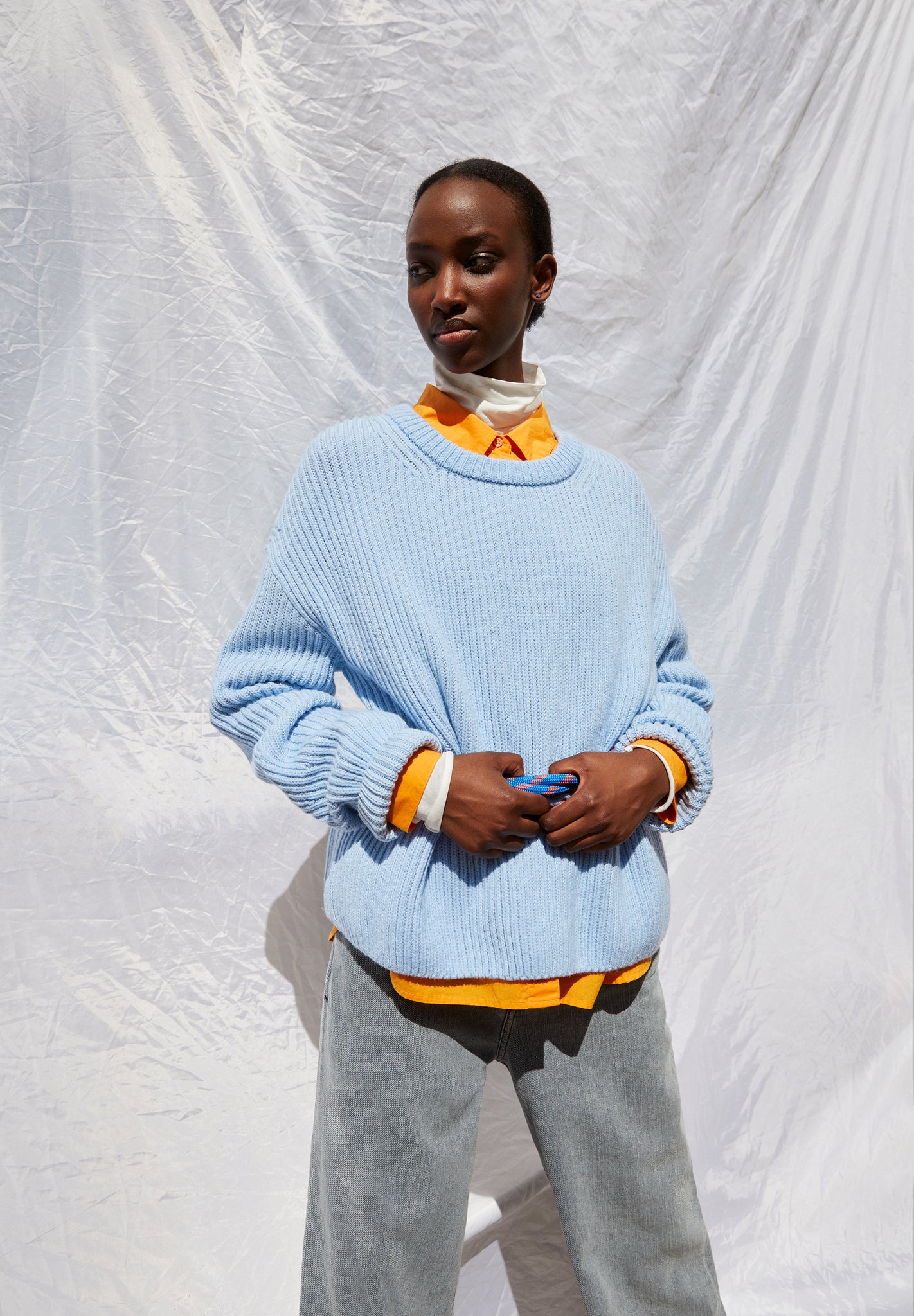 Naaruko - Strickpullover aus Bio-Woll Mix