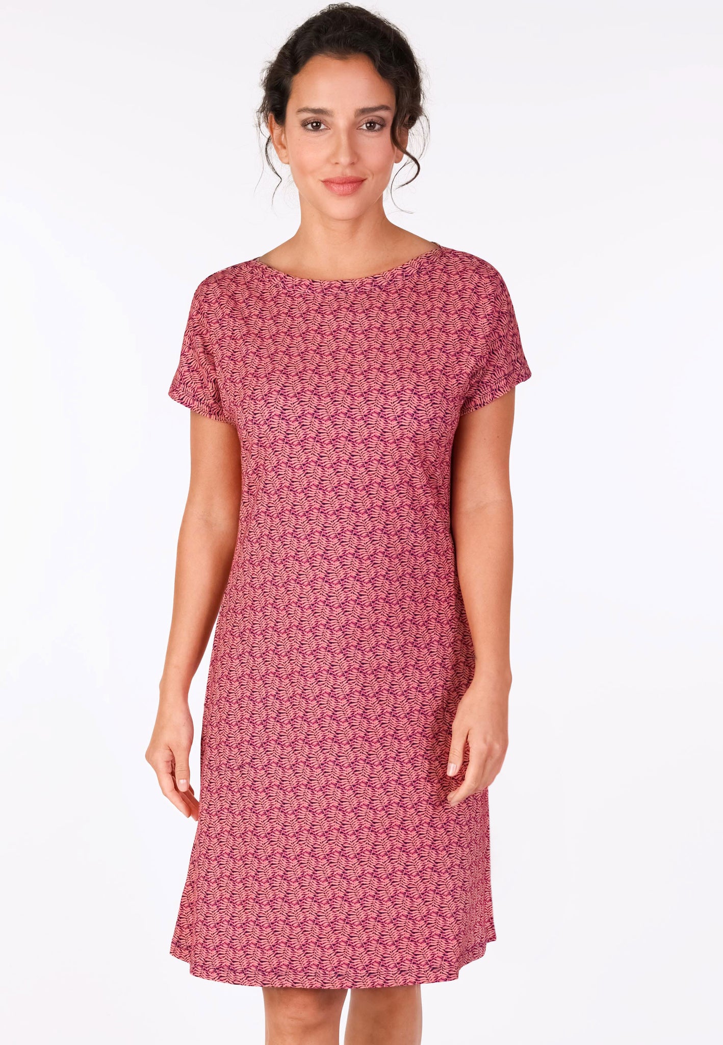 Meghan Fern Dress - Flamingo