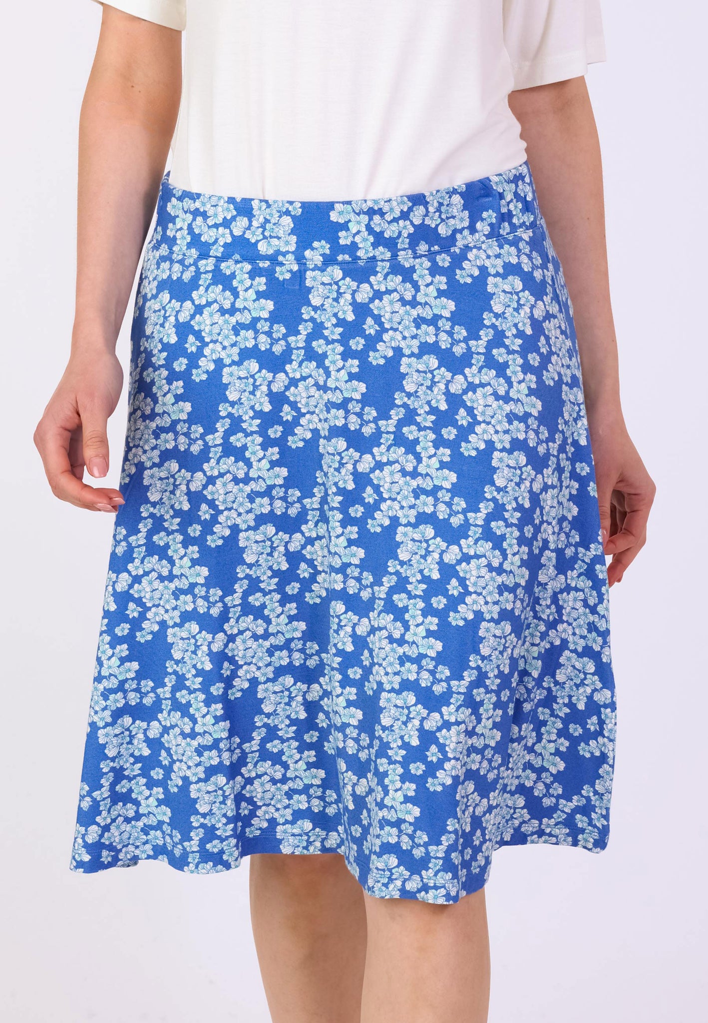 Skirt Siana Cherry Blossom - Royal Blue