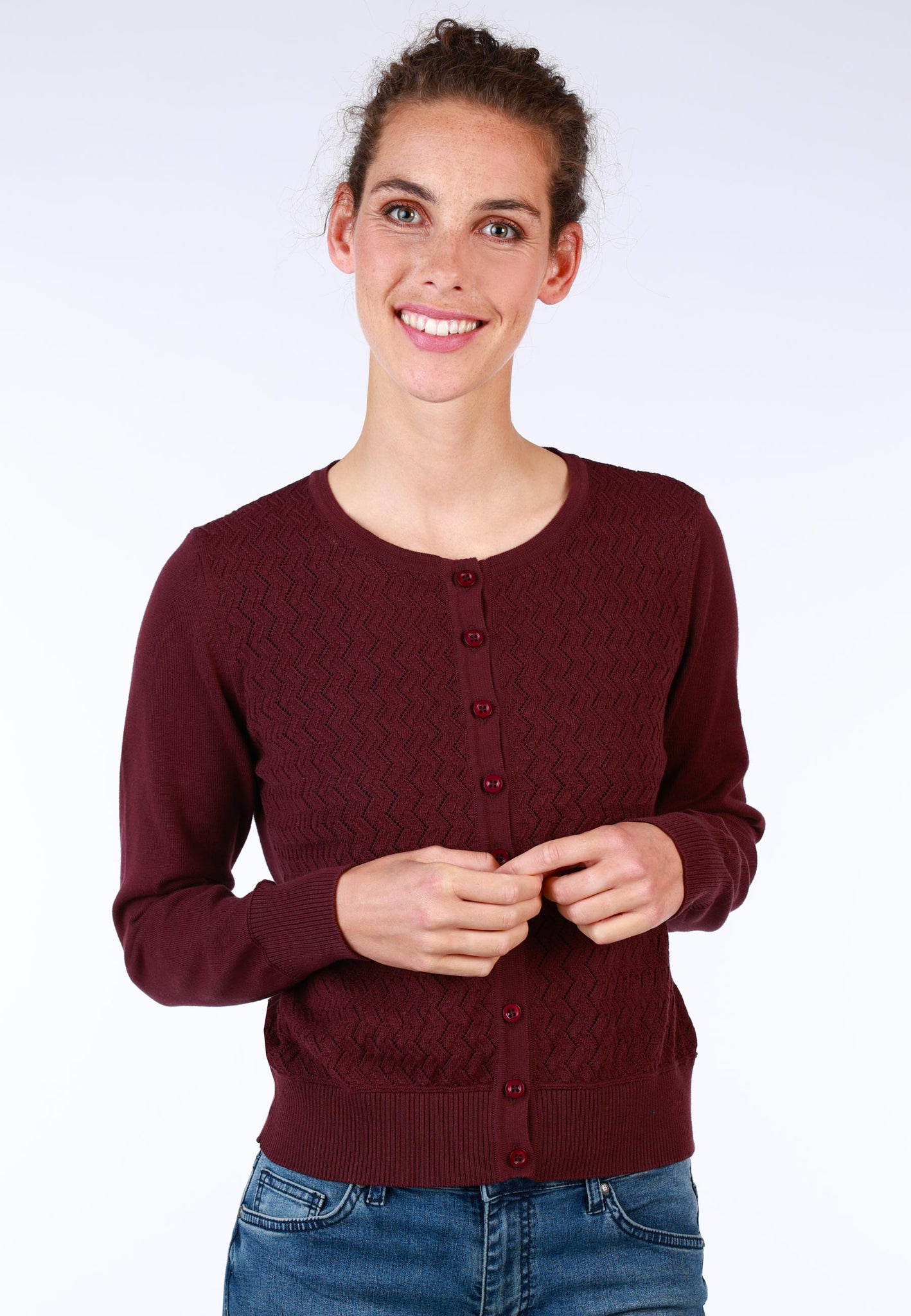 Lykka du Nord -Manon Cardigan- Dark Grape