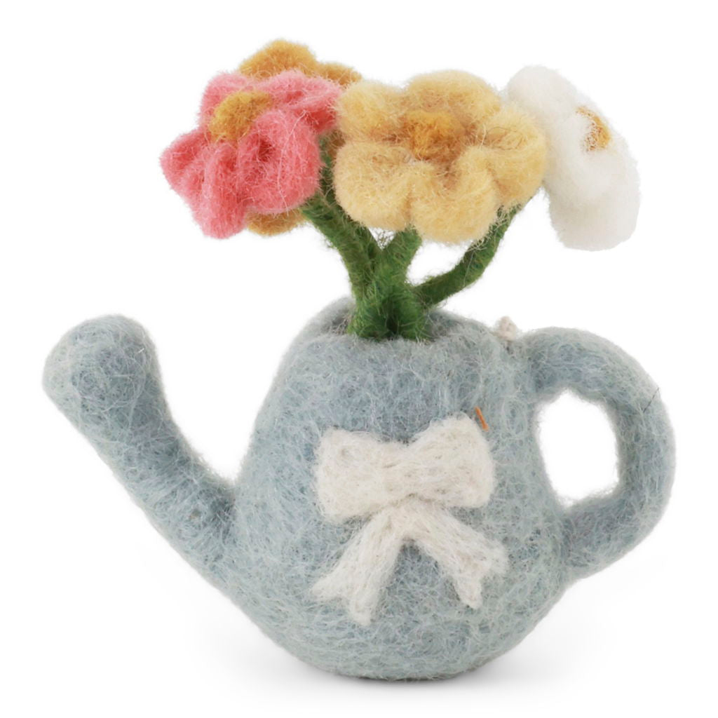 Gry&Sif - Watering Can Flowers - Light Blue