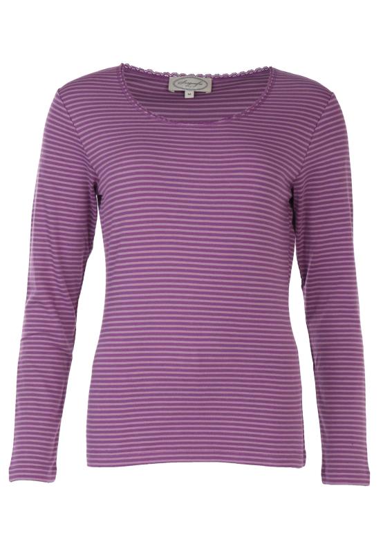 Langarmshirt Sandra - Plum