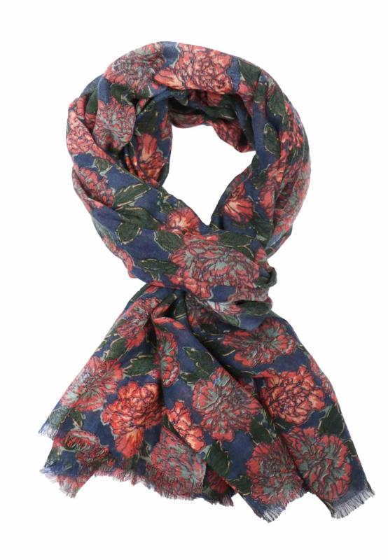 Scarf Peo - Navy