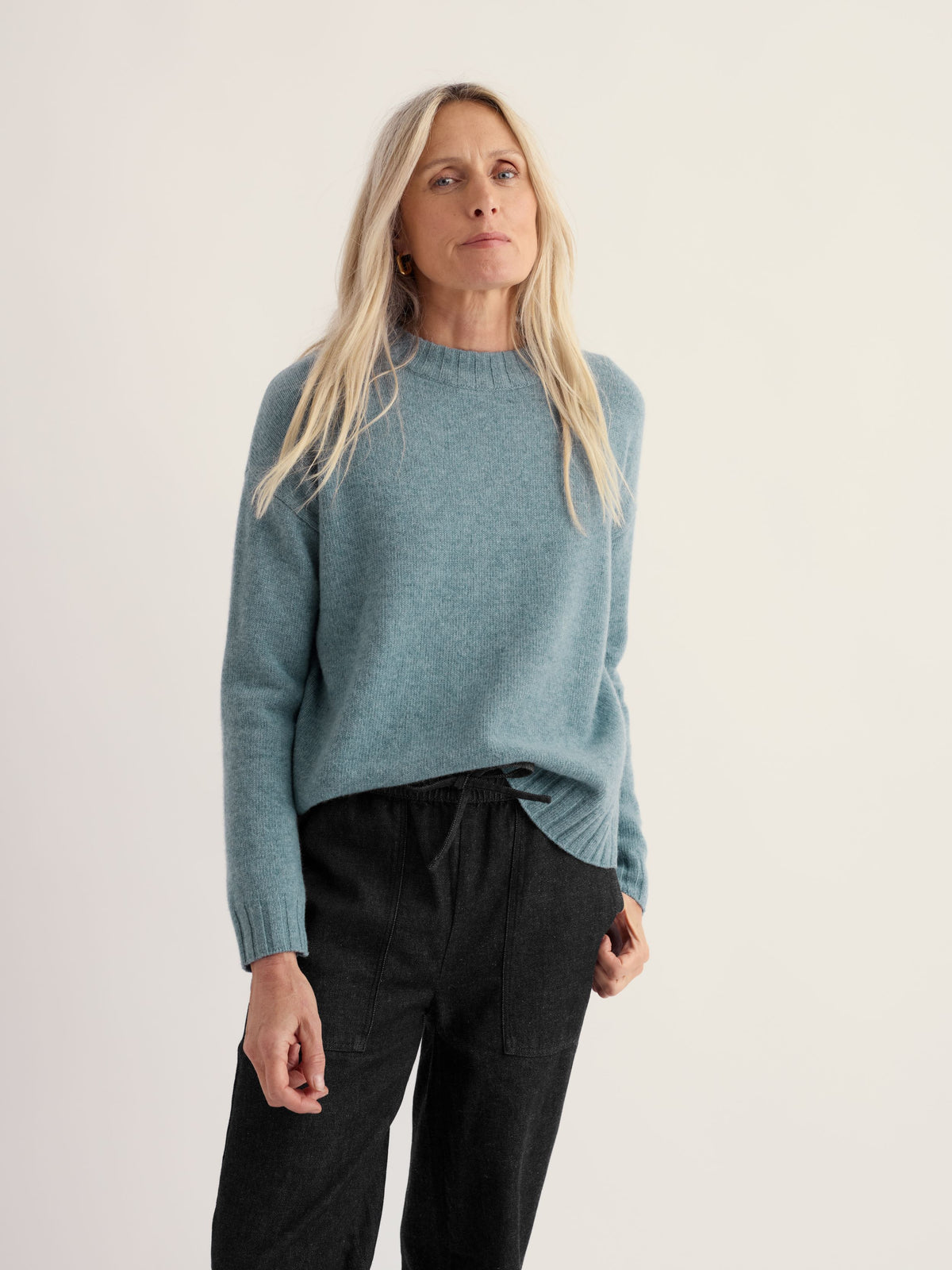 Seasalt Cornwall Evening Bay Jumper-Lichen