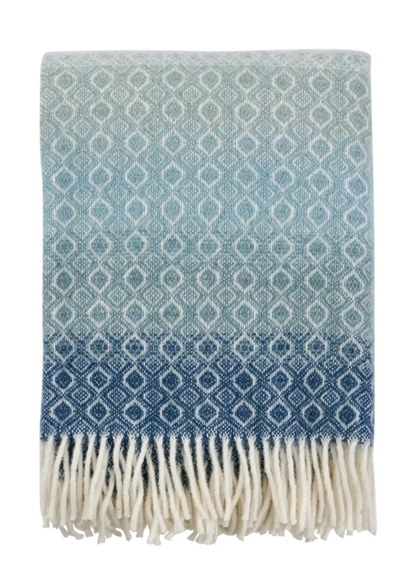 Havana Wolldecke in Aqua Multi, 130 x 200 cm. Aus 100% weicher Lammwolle, pestizidfrei und chemikalienfrei, perfekt für farbenfrohe und gemütliche Wohnakzente.