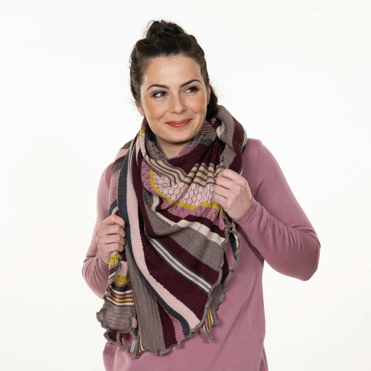 Invero Dreieckstuch Kyra Kirsche