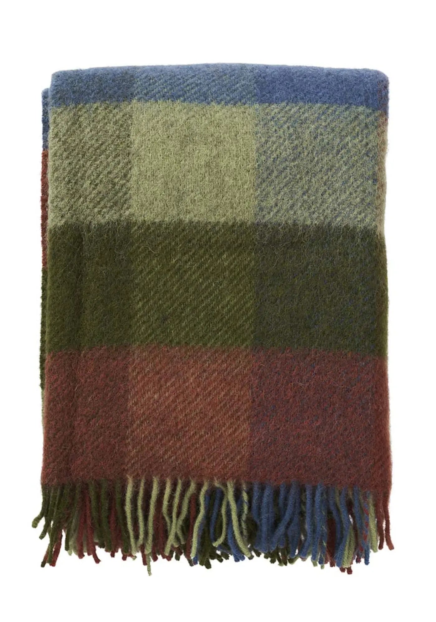 Gotland - wool blanket - green