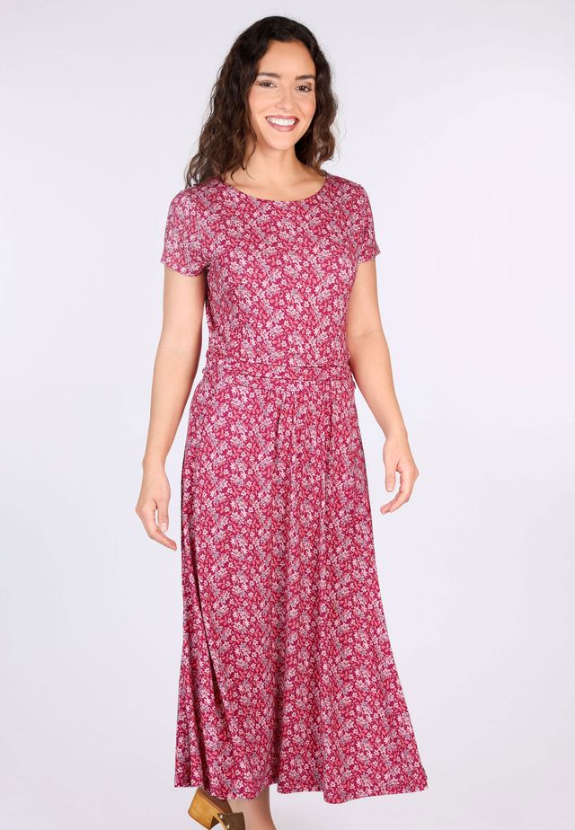 Dress Malind Flower Paisley - Royal Blue