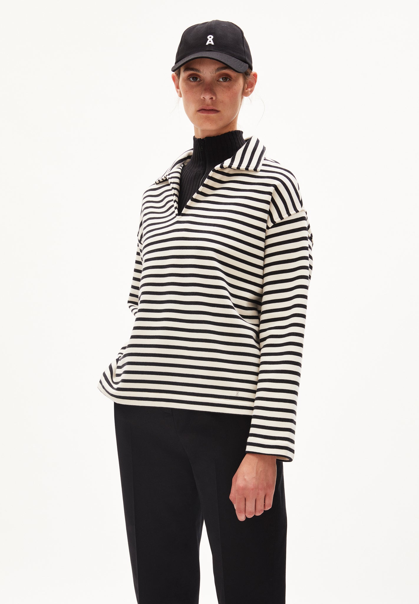 Nairaa Stripes - Sweatshirt aus Biobaumwolle