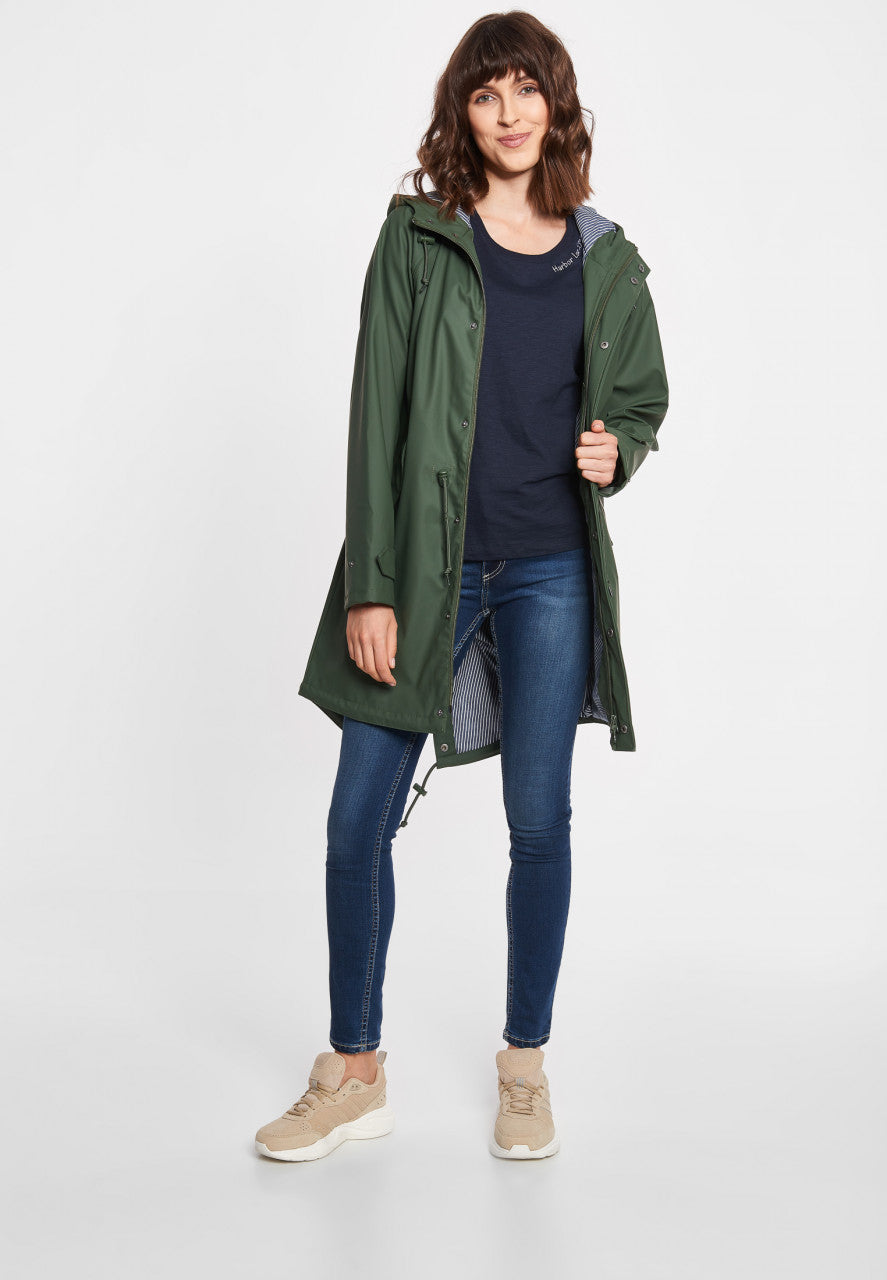 Rain jacket Derbe Hamburg - Friese Fisher Olive